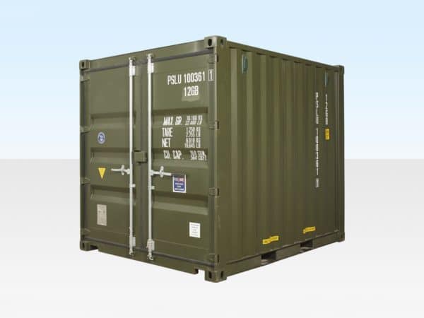 10ft Green Shipping Container