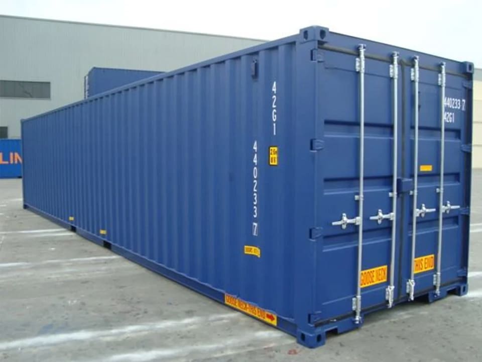 40ft High Cube (9′ 6″ high) Double Door Container (DD)