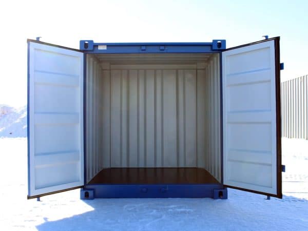 10ft x 8ft Wind & Watertight Steel Storage Container – Used, Forklift-Friendly - Image 2