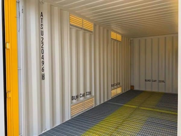 30ft x 8ft Shipping Container – One Trip – Yellow - Image 2