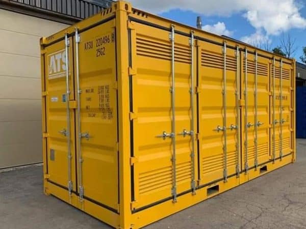 30ft x 8ft Shipping Container – One Trip – Yellow - Image 3