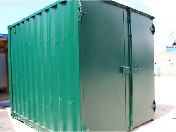 10ft x 8ft Cut Down Steel Storage Container – Used, Wind & Watertight - Image 4