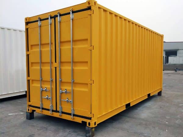 30ft x 8ft Shipping Container – One Trip – Yellow - Image 4