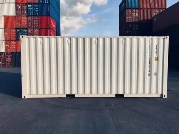 20ft Shipping Container (One Trip) White (RAL 9003) - Image 2
