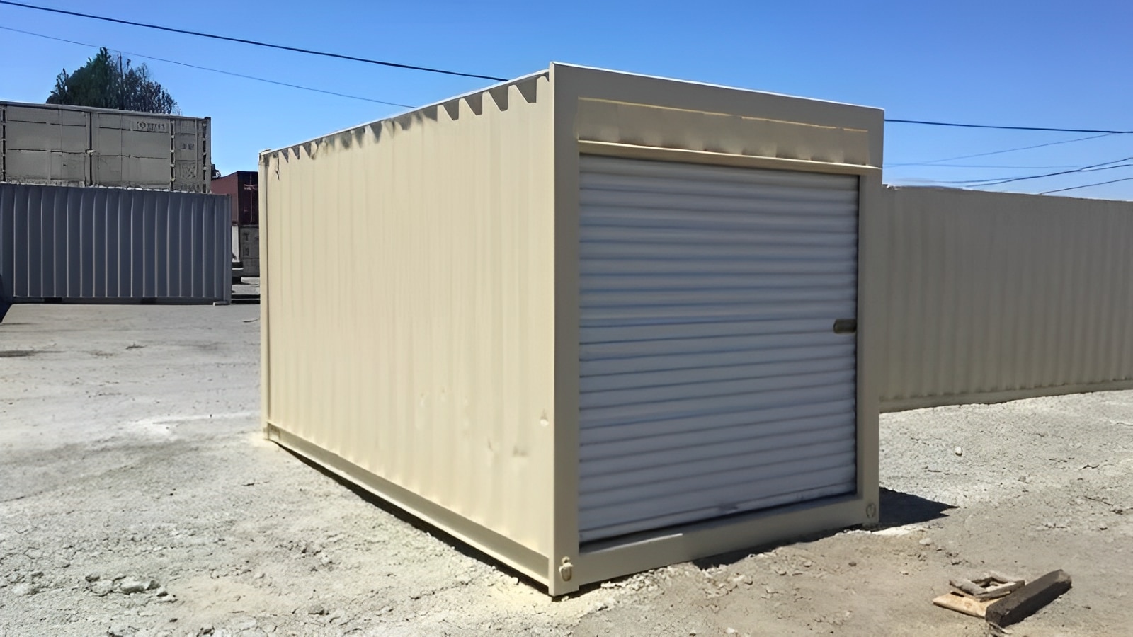 16ft Storage Container Roll Up Door